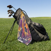 VIKTORIANISCHES ENGLAND-GEBÄUDE GOLFHANDTUCH (Gras)