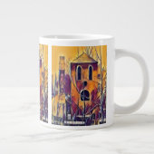 VIKTORIANISCHES ENGLAND-GEBÄUDE Jumbo-Tasse (Rechts)