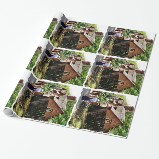 VIKTORIANISCHES ENGLAND GESCHENKPAPIER (Ungerollt)