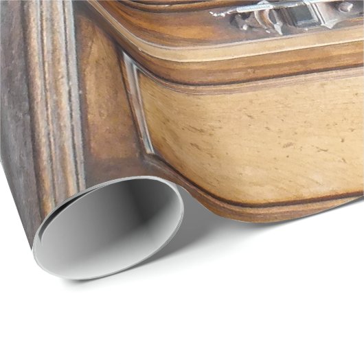 VIKTORIANISCHES ENGLAND GESCHENKPAPIER (Rolleneckpunkt)