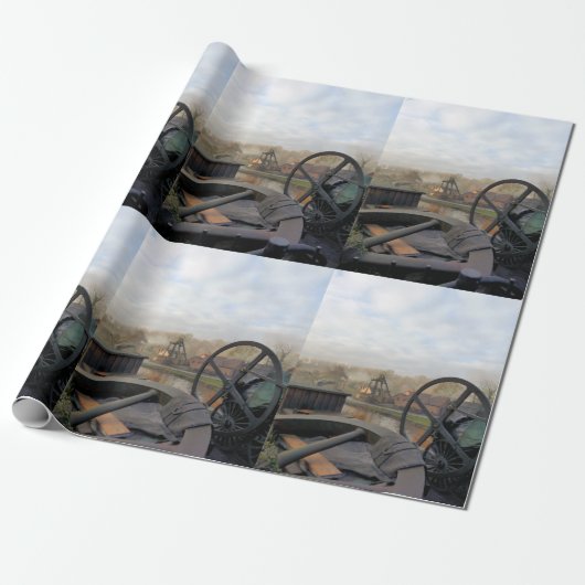 VIKTORIANISCHES ENGLAND GESCHENKPAPIER (Ungerollt)