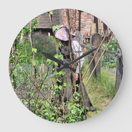 VIKTORIANISCHES ENGLAND GROßE WANDUHR (Vorderseite)