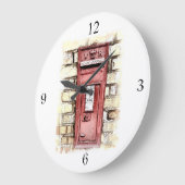 VIKTORIANISCHES ENGLAND GROßE WANDUHR (Winkel)