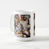 VIKTORIANISCHES ENGLAND KAFFEETASSE (Vorderseite Links)