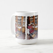 VIKTORIANISCHES ENGLAND KAFFEETASSE (Vorderseite Links)