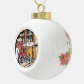 VIKTORIANISCHES ENGLAND KERAMIK Kugel-Ornament (Rechts)