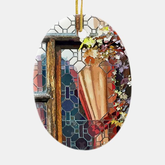 VIKTORIANISCHES ENGLAND KERAMIKORNAMENT (Hinten)