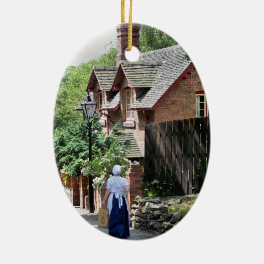 VIKTORIANISCHES ENGLAND KERAMIKORNAMENT (Hinten)