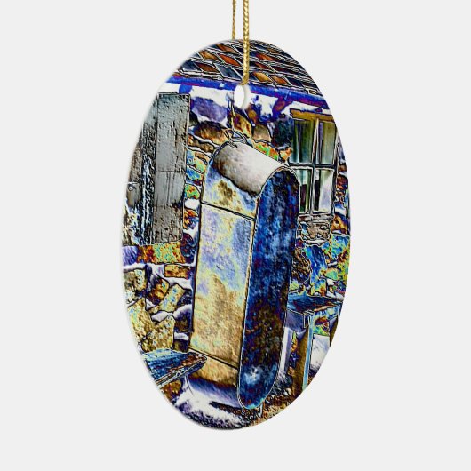 VIKTORIANISCHES ENGLAND KERAMIKORNAMENT (Rechts)