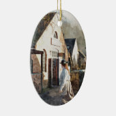 VIKTORIANISCHES ENGLAND KERAMIKORNAMENT (Rechts)