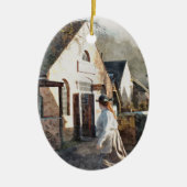 VIKTORIANISCHES ENGLAND KERAMIKORNAMENT (Vorne)