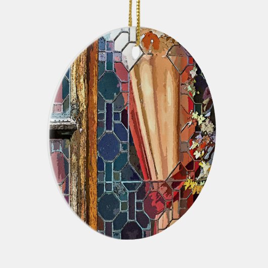 VIKTORIANISCHES ENGLAND KERAMIKORNAMENT (Rechts)