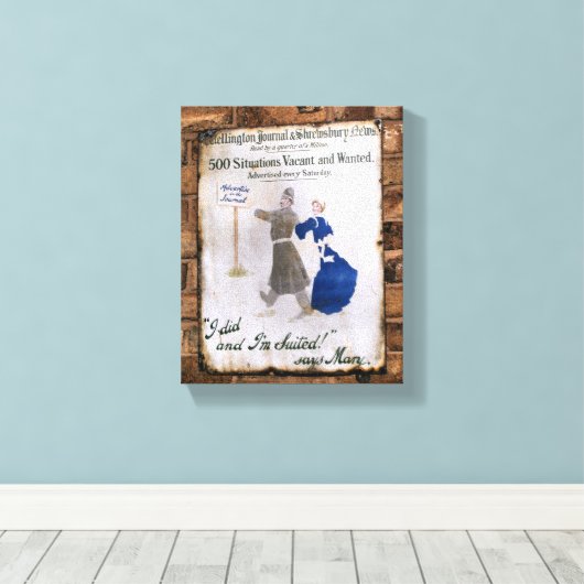 VIKTORIANISCHES ENGLAND LEINWANDDRUCK (Insitu (Holzboden))