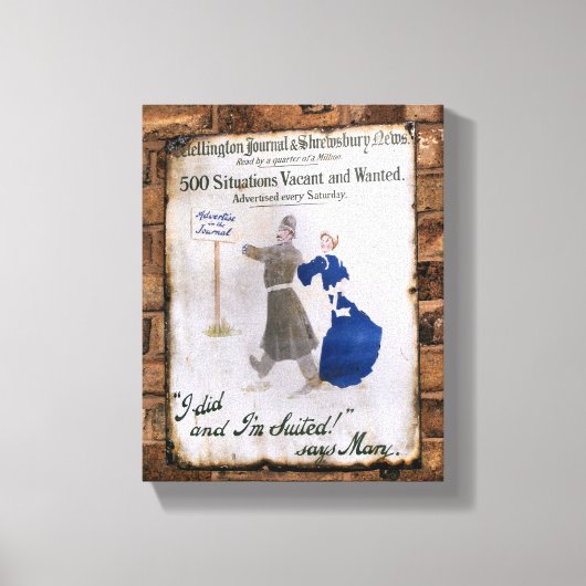 VIKTORIANISCHES ENGLAND LEINWANDDRUCK (Vorderseite)