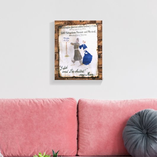 VIKTORIANISCHES ENGLAND LEINWANDDRUCK (Insitu (Wohnzimmer))