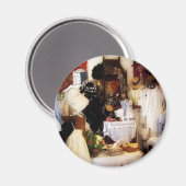 VIKTORIANISCHES ENGLAND MAGNET (Vorderseite/Rückseite)