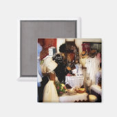 VIKTORIANISCHES ENGLAND MAGNET (Vorderseite/Rückseite)