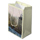 VIKTORIANISCHES ENGLAND MITTLERE GESCHENKTÜTE (Rückseite Schrägansicht)