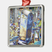 VIKTORIANISCHES ENGLAND ORNAMENT AUS METALL (Links)