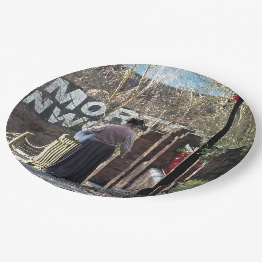 VIKTORIANISCHES ENGLAND PAPPTELLER (Schrägansicht)