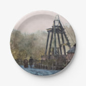 VIKTORIANISCHES ENGLAND PAPPTELLER (Vorderseite)