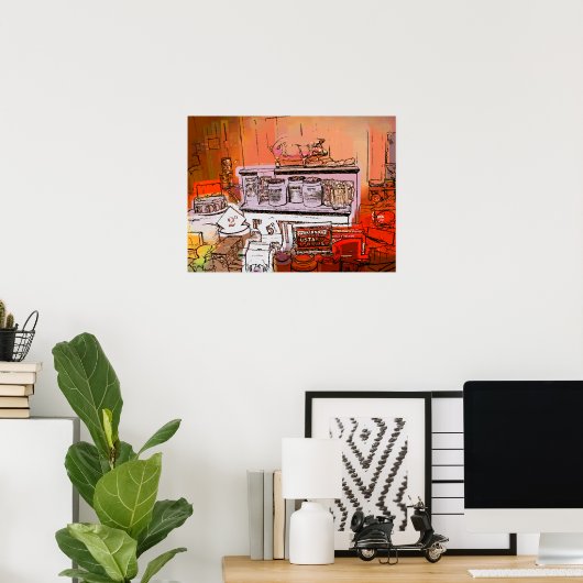 VIKTORIANISCHES ENGLAND POSTER (Heimbüro)