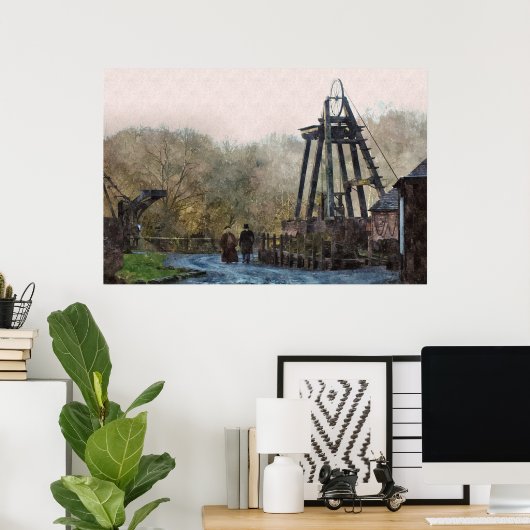 VIKTORIANISCHES ENGLAND POSTER (Heimbüro)