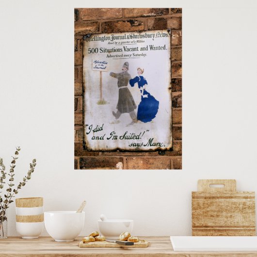 VIKTORIANISCHES ENGLAND POSTER (Küche)