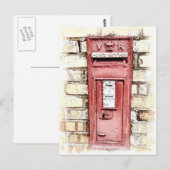 VIKTORIANISCHES ENGLAND POSTKARTE (Vorne/Hinten)