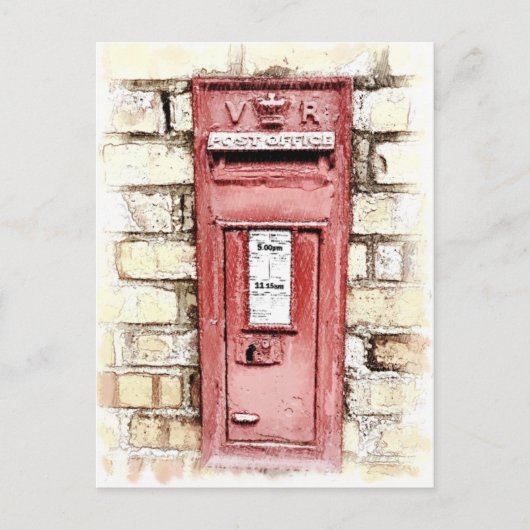 VIKTORIANISCHES ENGLAND POSTKARTE (Vorderseite)