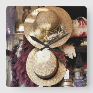 VIKTORIANISCHES ENGLAND QUADRATISCHE WANDUHR