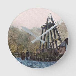 VIKTORIANISCHES ENGLAND RUNDE WANDUHR