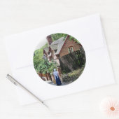 VIKTORIANISCHES ENGLAND RUNDER AUFKLEBER (Umschlag)