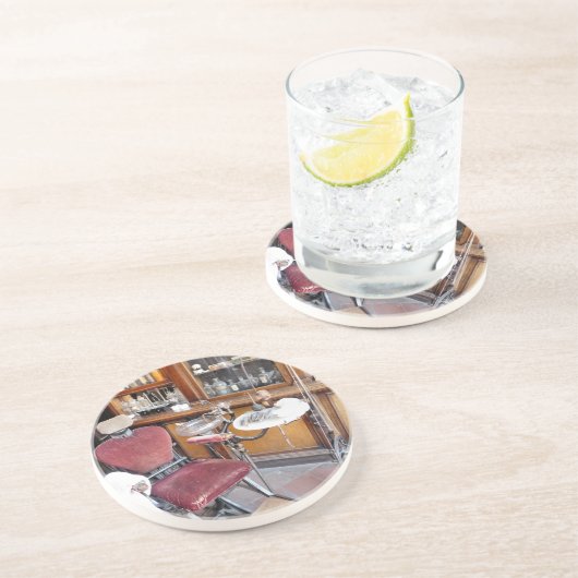 VIKTORIANISCHES ENGLAND SANDSTEIN UNTERSETZER (Seite)