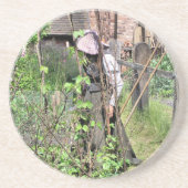 VIKTORIANISCHES ENGLAND SANDSTEIN UNTERSETZER (Vorne)