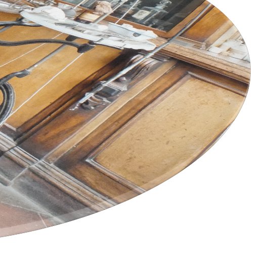 VIKTORIANISCHES ENGLAND SCHNEIDEBRETT (Ecke)