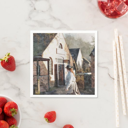 VIKTORIANISCHES ENGLAND SERVIETTE (Beispiel)