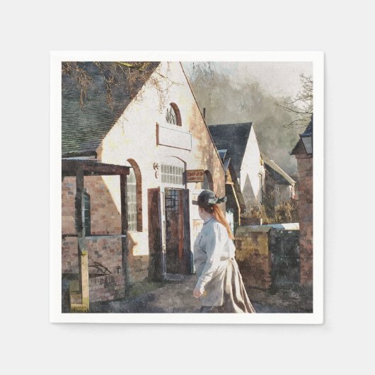 VIKTORIANISCHES ENGLAND SERVIETTE (Vorderseite)