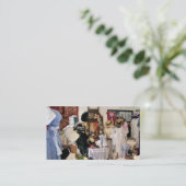 VIKTORIANISCHES ENGLAND VISITENKARTE (Stehend Vorderseite)