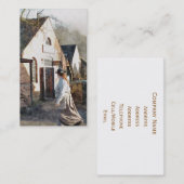 VIKTORIANISCHES ENGLAND VISITENKARTE (Vorne/Hinten)