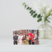 VIKTORIANISCHES ENGLAND VISITENKARTE (Stehend Vorderseite)