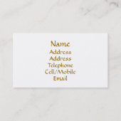 VIKTORIANISCHES ENGLAND VISITENKARTE (Rückseite)