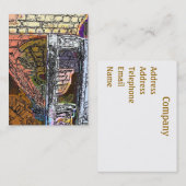 VIKTORIANISCHES ENGLAND VISITENKARTE (Vorne/Hinten)