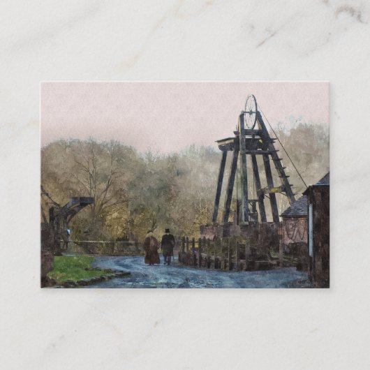 VIKTORIANISCHES ENGLAND VISITENKARTE (Vorderseite)