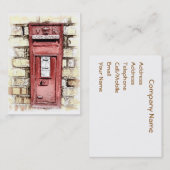 VIKTORIANISCHES ENGLAND VISITENKARTE (Vorne/Hinten)