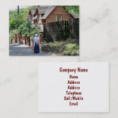 VIKTORIANISCHES ENGLAND VISITENKARTE (Vorne/Hinten)