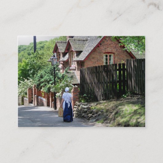 VIKTORIANISCHES ENGLAND VISITENKARTE (Vorderseite)