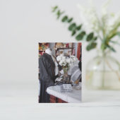 VIKTORIANISCHES ENGLAND VISITENKARTE (Stehend Vorderseite)