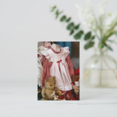 VIKTORIANISCHES ENGLAND VISITENKARTE (Stehend Vorderseite)