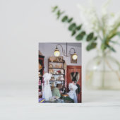 VIKTORIANISCHES ENGLAND VISITENKARTE (Stehend Vorderseite)